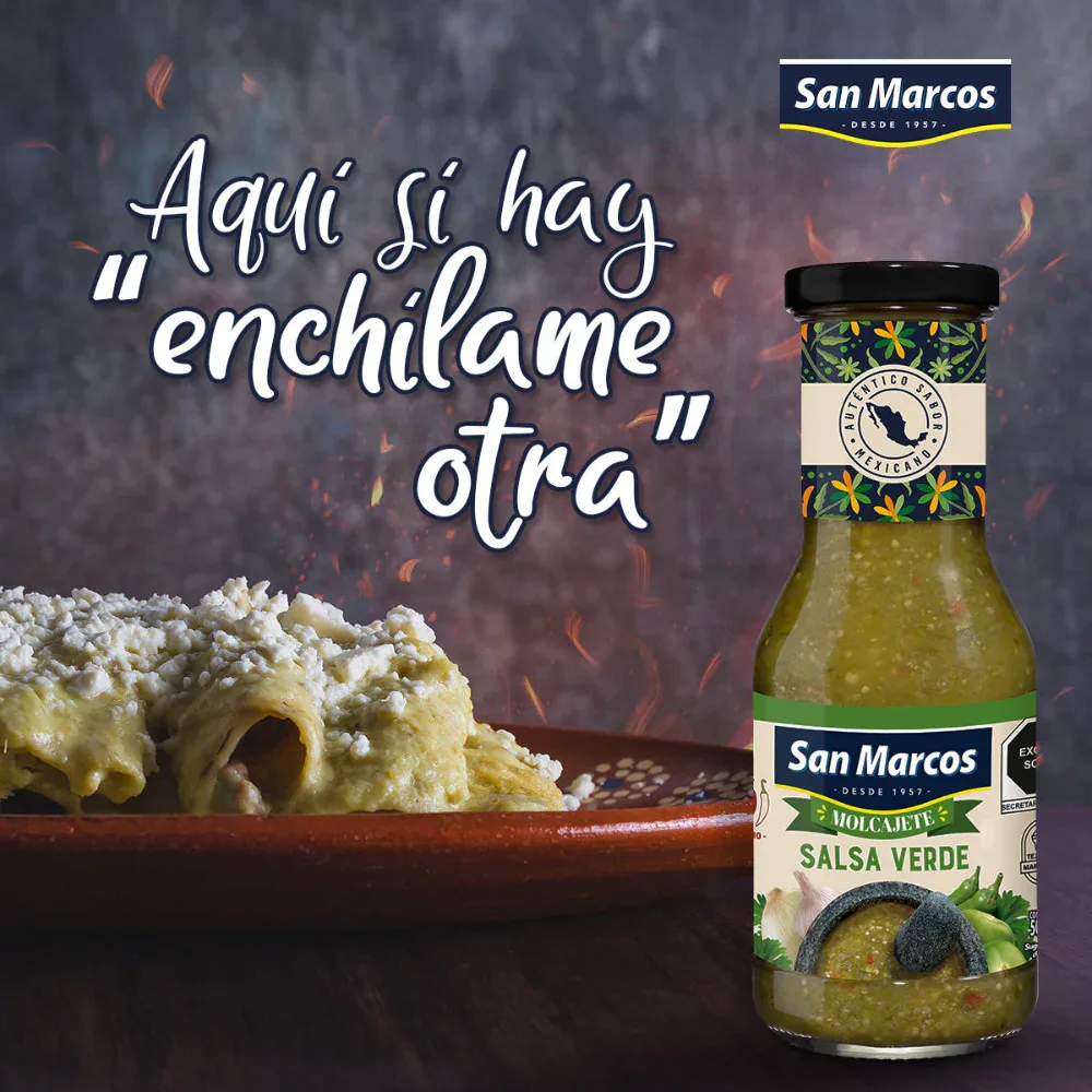 San Marcos Green Mexican Salsa Verde 496gm (17.5oz) - Image 2