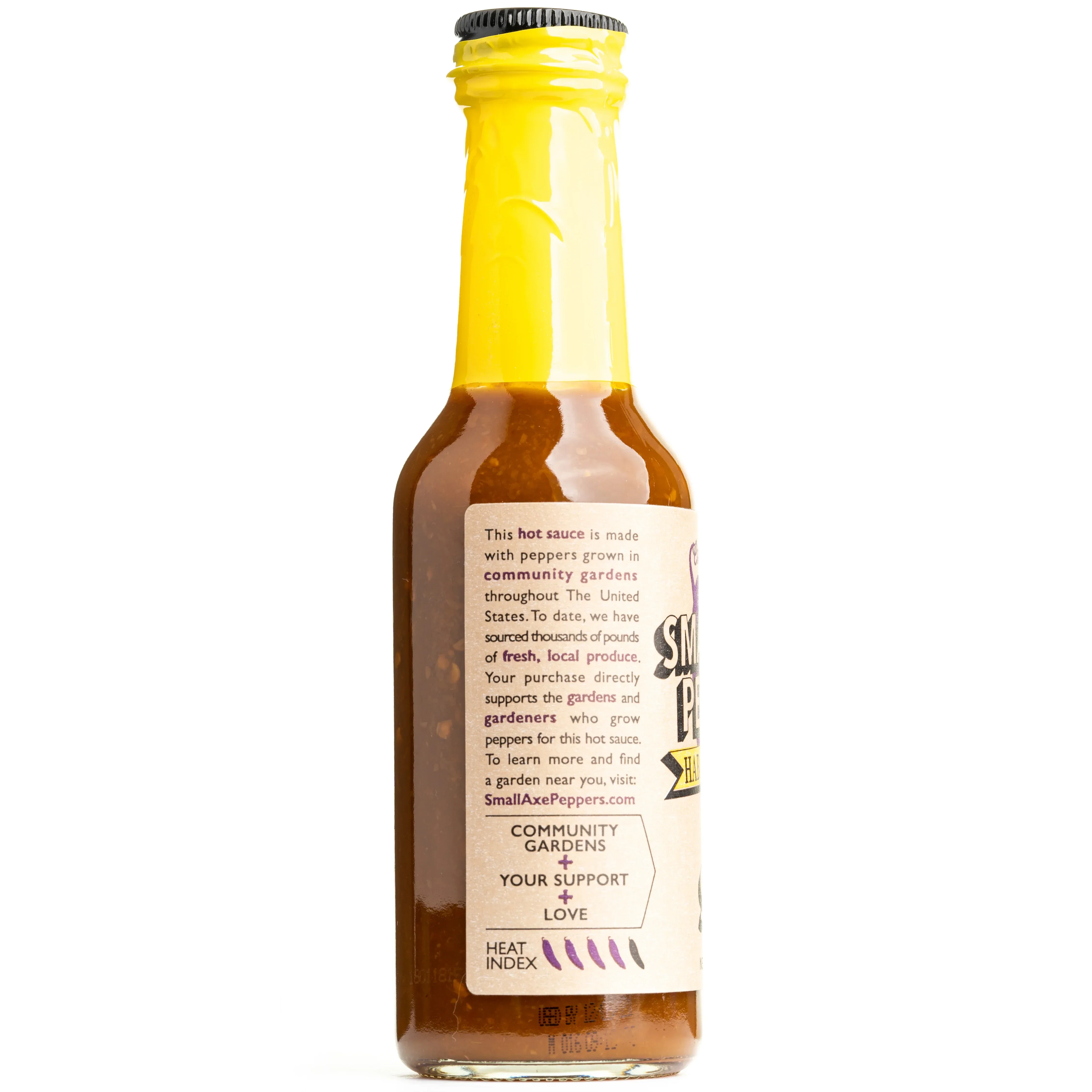 Small Axe Peppers - Community Gardens Habanero Mango Sauce 5oz (148ml) - Image 3