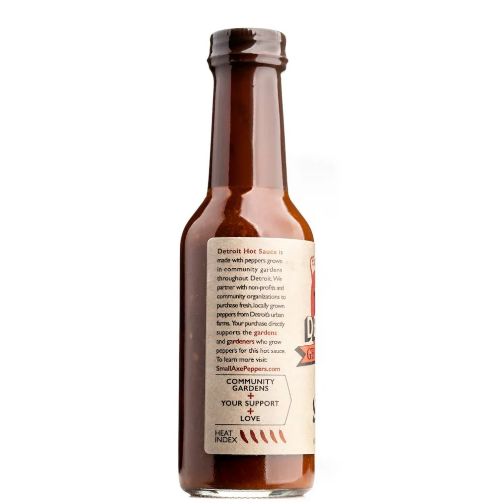 Small Axe Peppers - The Detroit Ghost Pepper Sauce 5oz (148ml) - Image 3