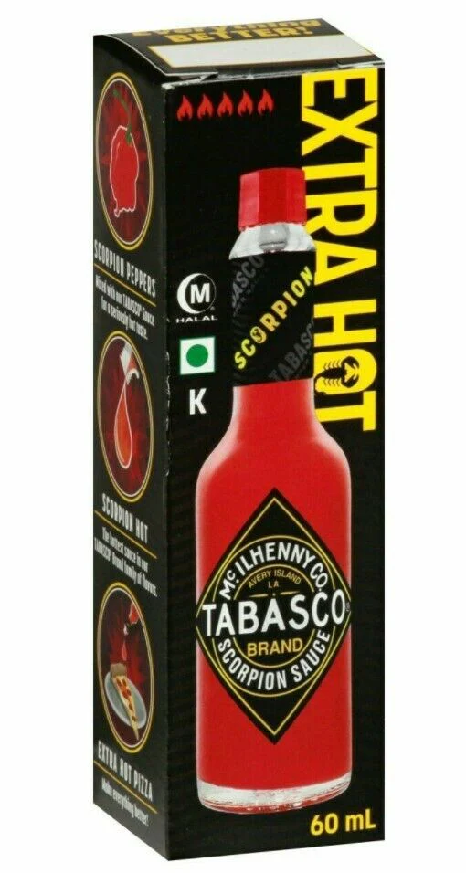 Tabasco Scorpion Pepper Hot Sauce 60ml (2oz) - Image 2