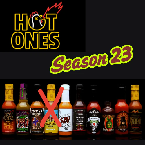 .The Hot Ones Season 23 - all 10 sauces - minus 1