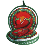 Tortilla Warmer - Chile Pepper Medallion