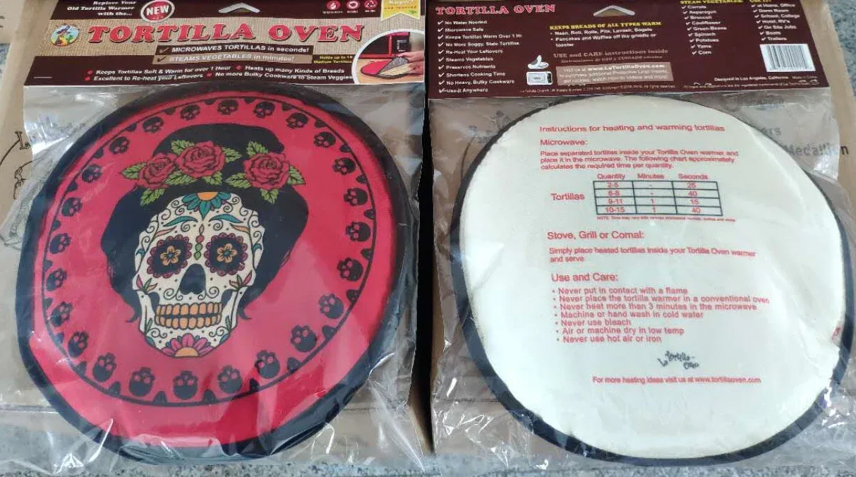 Tortilla Warmer - Day of the Dead Senora - Image 3
