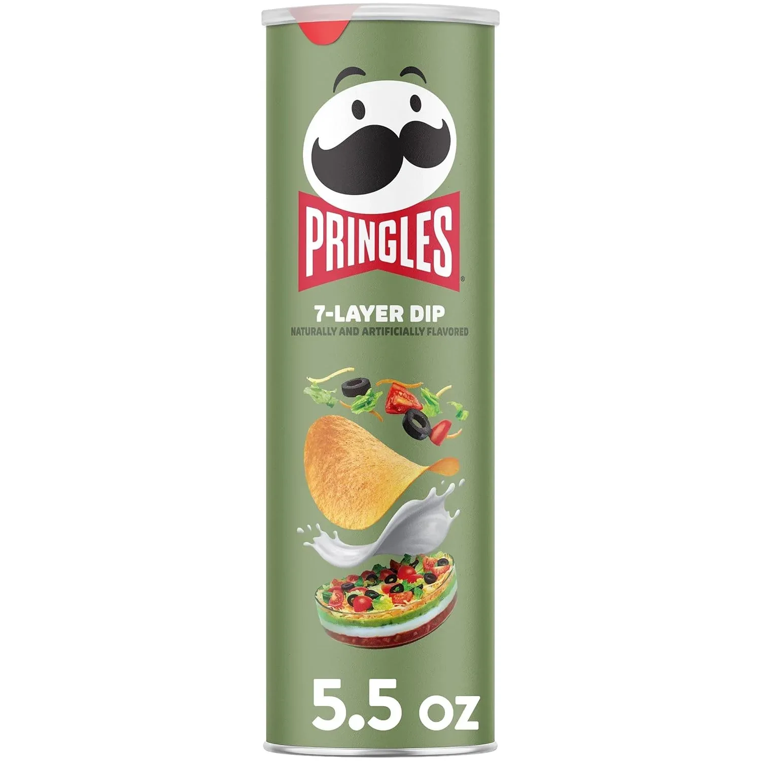 US Pringles 7 Layer Dip flavoured Potato Chips 158gm - Image 3