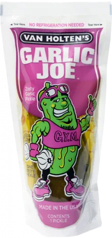 Van Holtens Pickle-in-a-Pouch - Garlic Joe