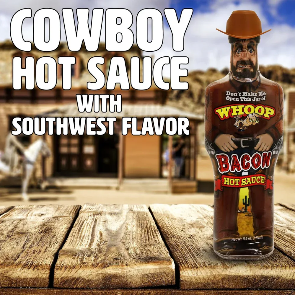 Whoop Ass Bacon Hot Sauce 165ml (5.6oz) - Image 3