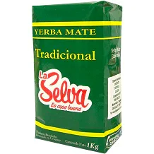 Yerba Mate 1kg La Selva Traditional sin palo (without stems)