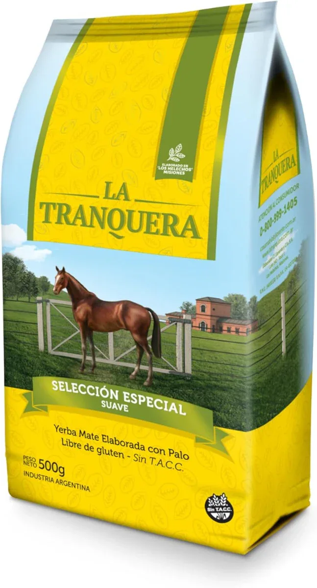 Yerba Mate 500gm La Tranquera Especial Suave (con palo)