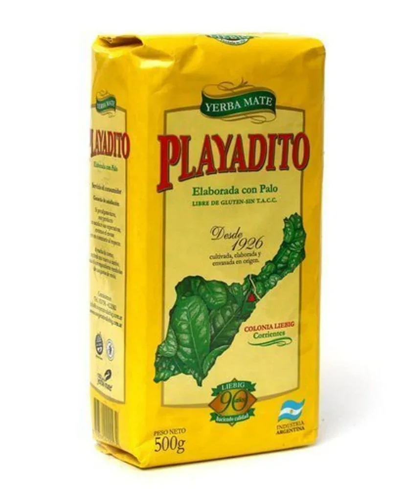Yerba Mate 500gm Playadito con palo (with stems) - Image 2